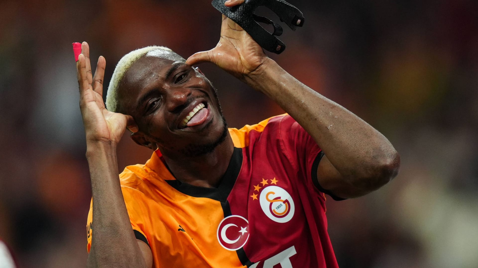 Victor Osimhen: Er war zuletzt an Galatasaray ausgeliehen. Victor Osimhen: Er war zuletzt an Galatasaray ausgeliehen.