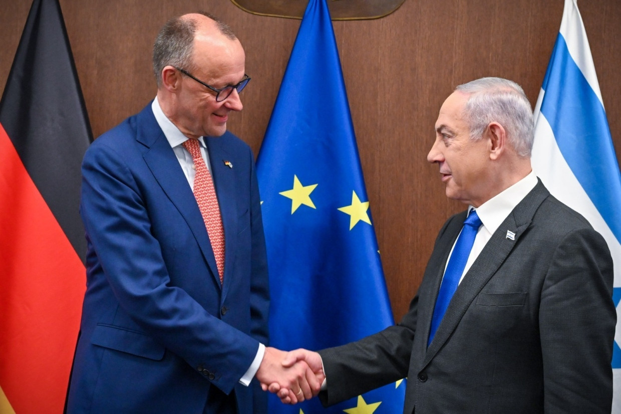 Friedrich Merz trifft Benjamin Netanjahu bei seiner Israelreise im Februar 2024