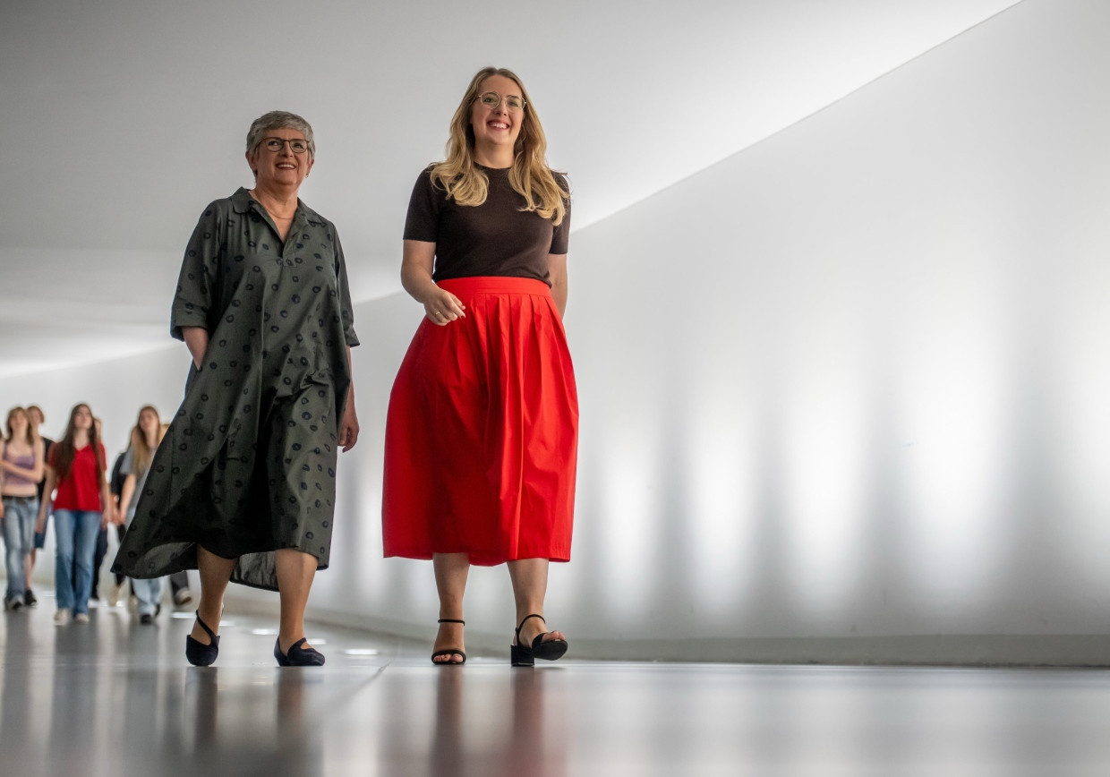 Die grüne Fraktionsspitze: Britta Haßelmann und Katharina Dröge