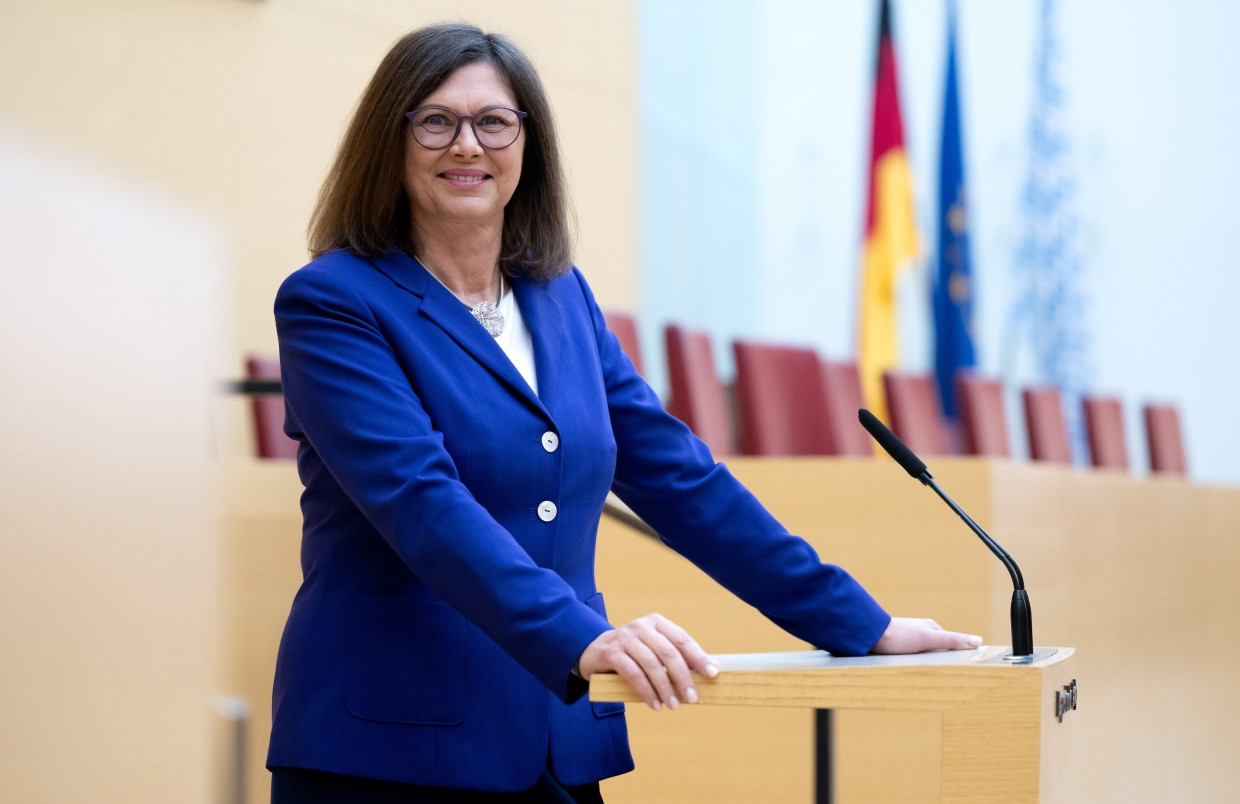 Im Plenum greift sie gegen die AfD scharf durch: Landtagspräsidentin Ilse Aigner