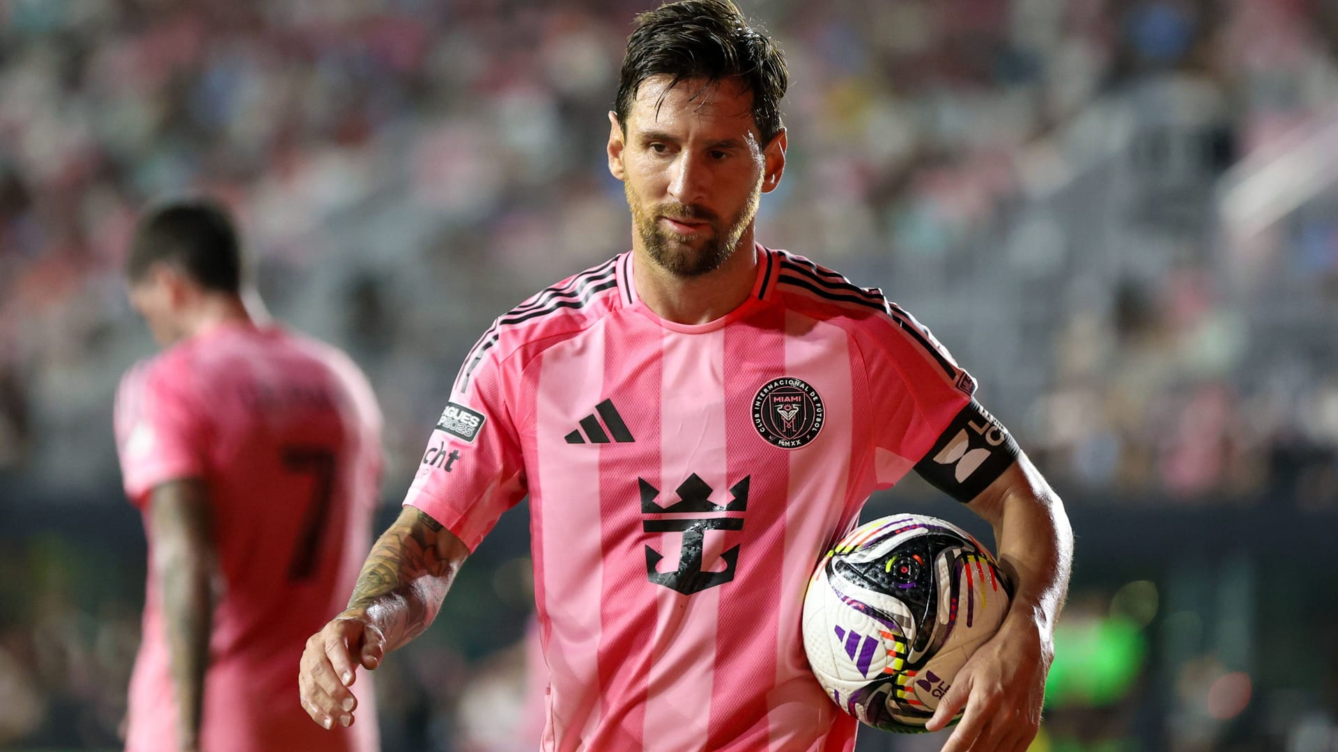 Lionel Messi spielt für den Miami FC in der amerikanischen MLS. Lionel Messi spielt für den Miami FC in der amerikanischen MLS.