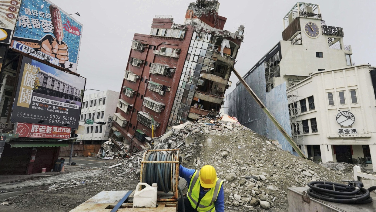 Massive Erdbebenschäden in Taiwan im vergangenen Jahr: Jede Minute zählt, damit Menschen sich in Sicherheit bringen können.