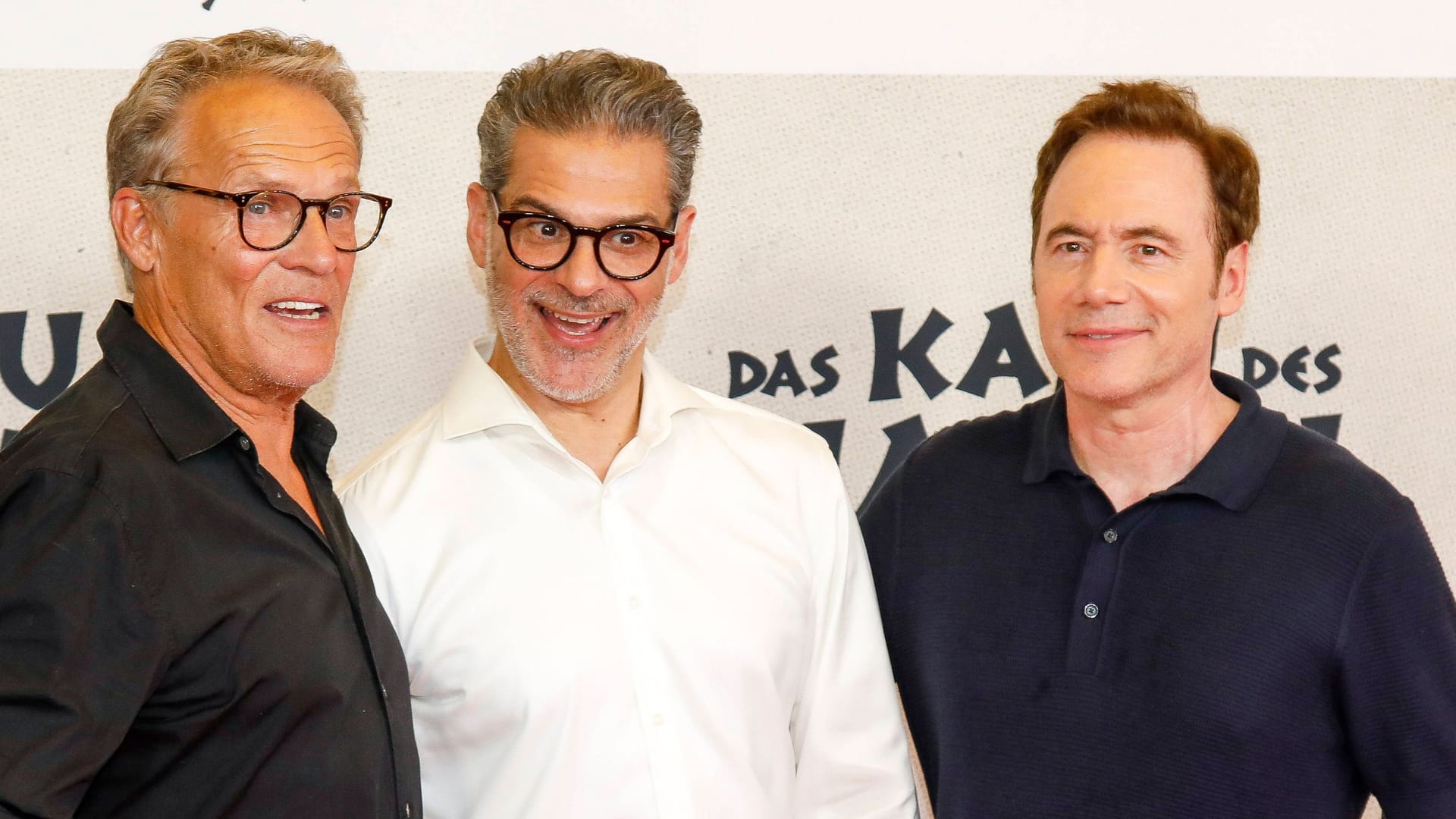 Christian Tramitz, Rick Kavanian und Michael Bully Herbig: Für den Film "Das Kanu des Manitu" zeigten sich die Schauspieler wieder vereint. Christian Tramitz, Rick Kavanian und Michael Bully Herbig: Für den Film "Das Kanu des Manitu" zeigten sich die Schauspieler wieder vereint.