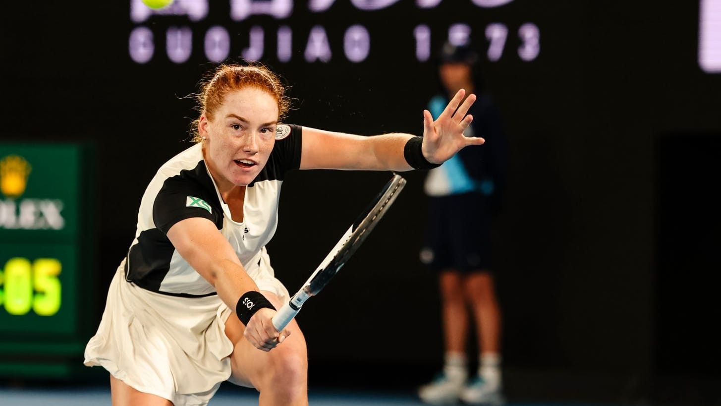 Ella Seidel, hier bei den Australian Open: Die 20-Jährige steht aktuell auf Platz 127 der Weltrangliste. Ella Seidel, hier bei den Australian Open: Die 20-Jährige steht aktuell auf Platz 127 der Weltrangliste.