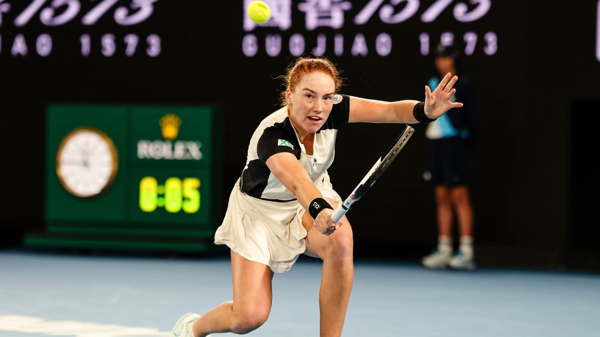 Ella Seidel, hier bei den Australian Open: Die 20-Jährige steht aktuell auf Platz 127 der Weltrangliste.