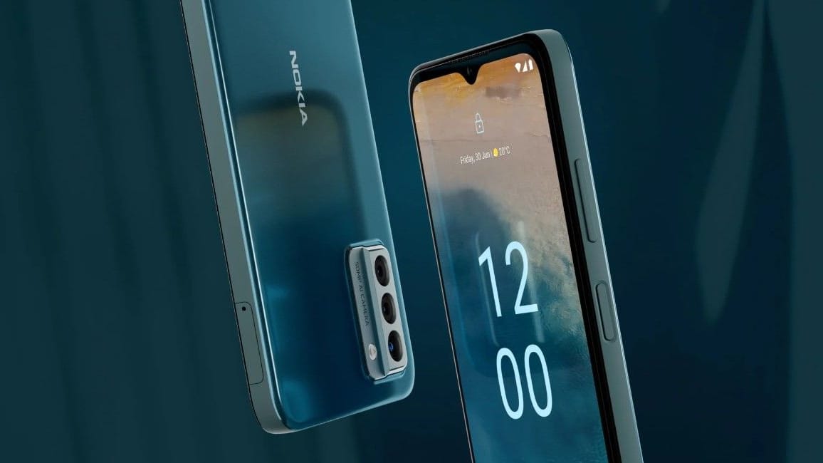 Das neue Nokia G22: Das Smartphone kann man leicht selbst reparieren. Das neue Nokia G22: Das Smartphone kann man leicht selbst reparieren.