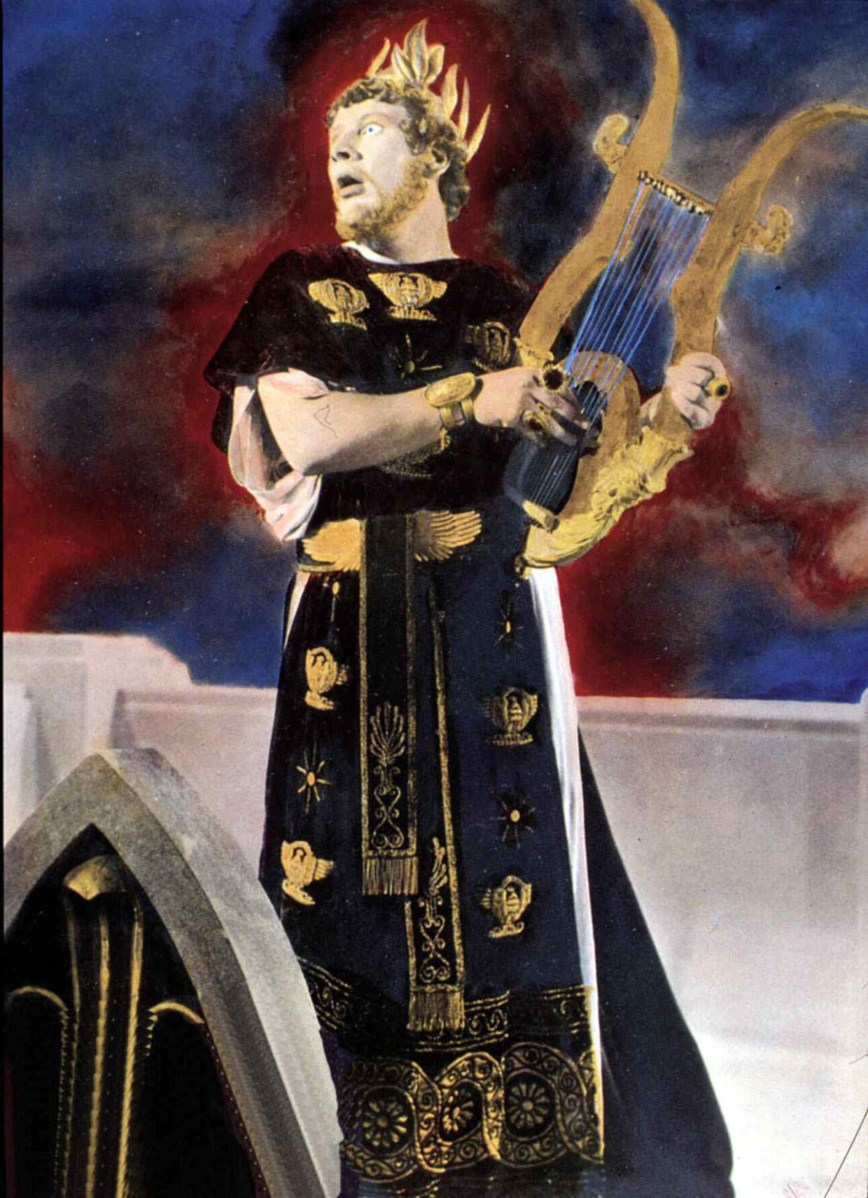 Inbegriff des dilettierenden Künstlers: Peter Ustinov als Kaiser Nero in „Quo vadis?“ (1951)