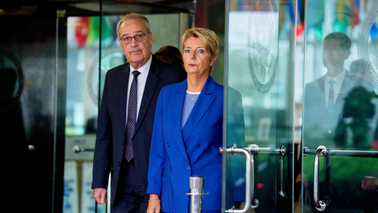 Die Schweizer Präsidentin Karin Keller-Sutter und der Vizepräsident des Schweizer Bundesrats, Guy Parmelin, waren in dieser Woche zu Besuch in Washington.